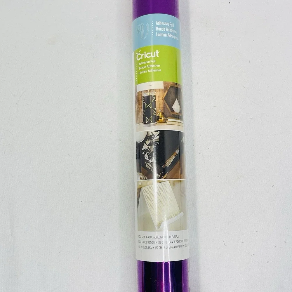 NEW Cricut Vinyl Bundle Removable Glitter‎ Sampler Chalkboard Foil Lot of 4